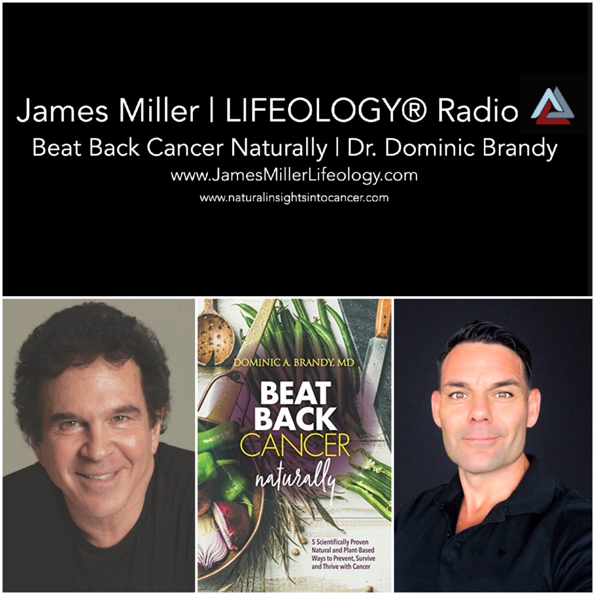 Picture of Dr Brandy and James Miller on LIFEOLOGY® Radio - Beat Back Cancer Naturally
